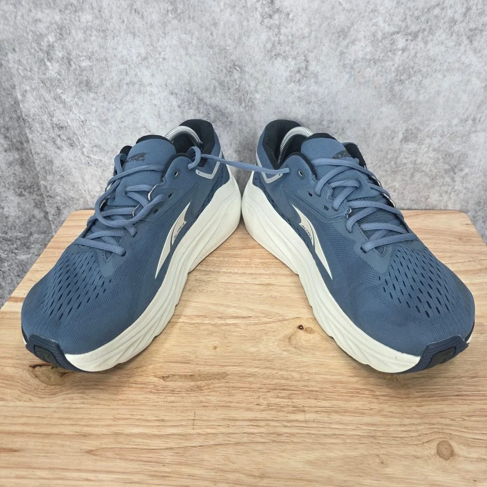 Altra Via Olympus Running Shoe Mens 9.5 Mineral Blue Max Cushion AL0A82BW419